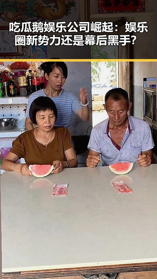 吃瓜鹅娱乐公司崛起:娱乐圈新势力还是幕后黑手?